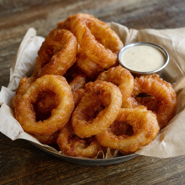 Guinness-Battered Onion Rings